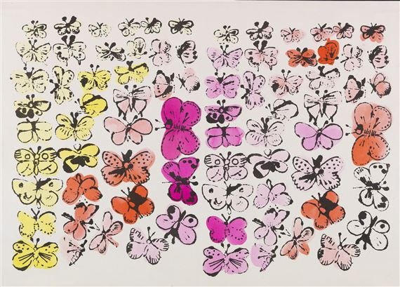 Warhol Andy | Happy Butterfly Day (Circa 1955) | MutualArt