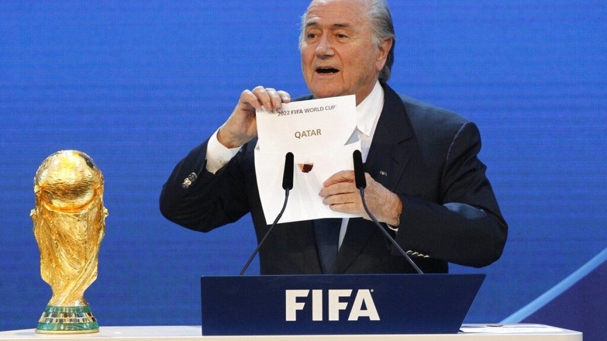 FIFA's former leader says making Qatar a World Cup host was a mistake | WKMS