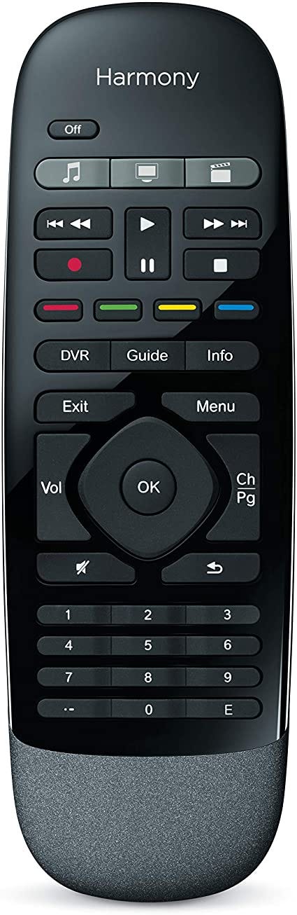 Amazon.com: Logitech Harmony Smart Control with Smartphone App and Simple  All in One Remote - Black: Home Audio & Theater