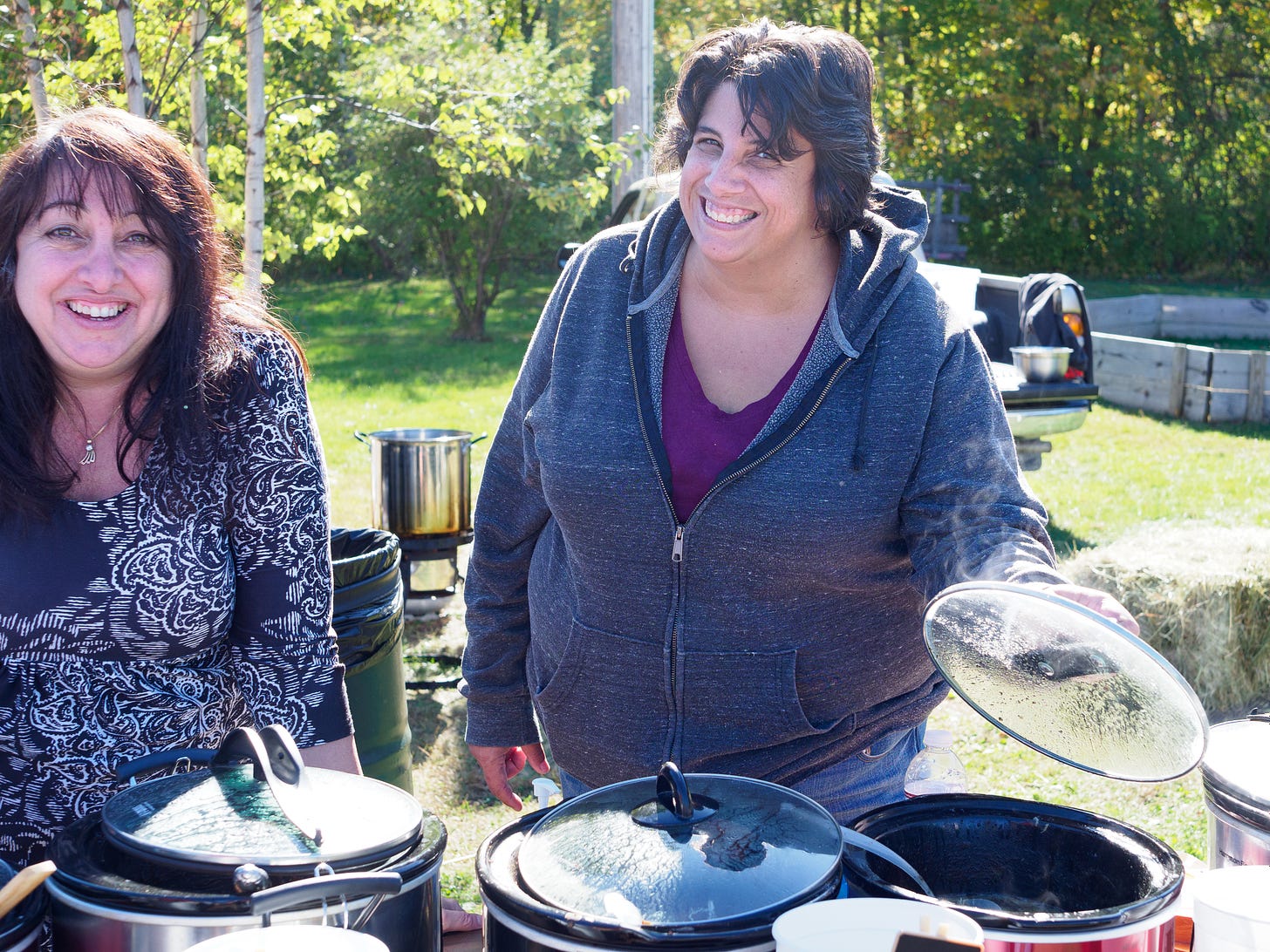 Lunch at the festival