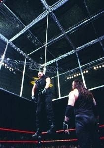 The time The Undertaker hung the Big Boss Man WM15. Nsfw: SquaredCircle
