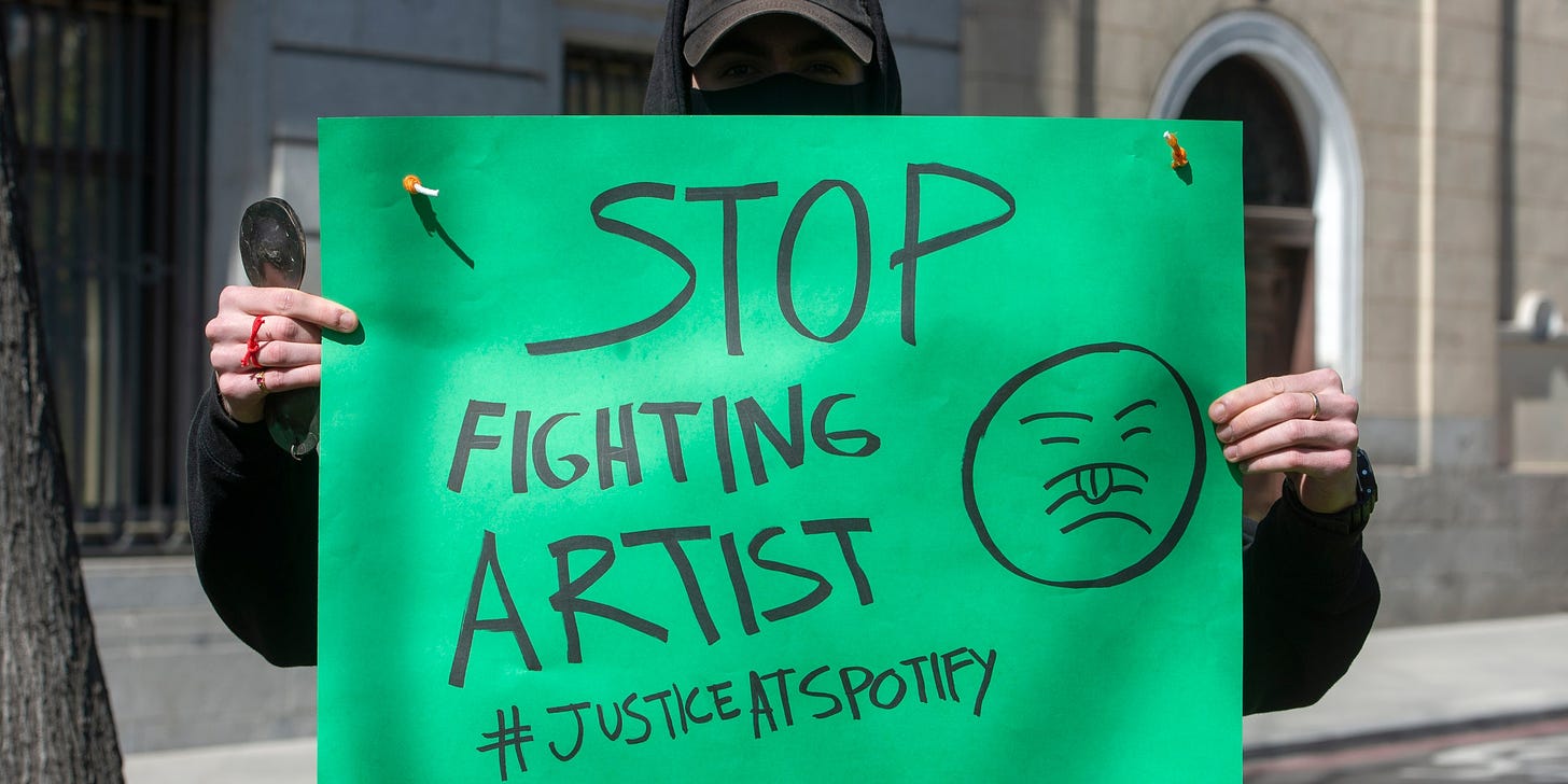 Musicians Organize Global Protests at Spotify Offices | Pitchfork
