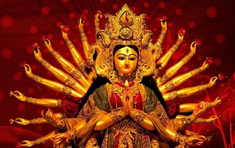Durga (Image from VedicFeed)