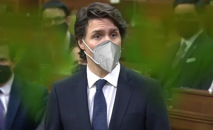 Trudeau Smells Fart Through Mask, Falls To Ground Declares Truckers Using Chemical WarfareTrudeau Smells Fart Through Mask, Falls To Ground Declares Truckers Using Chemical Warfare