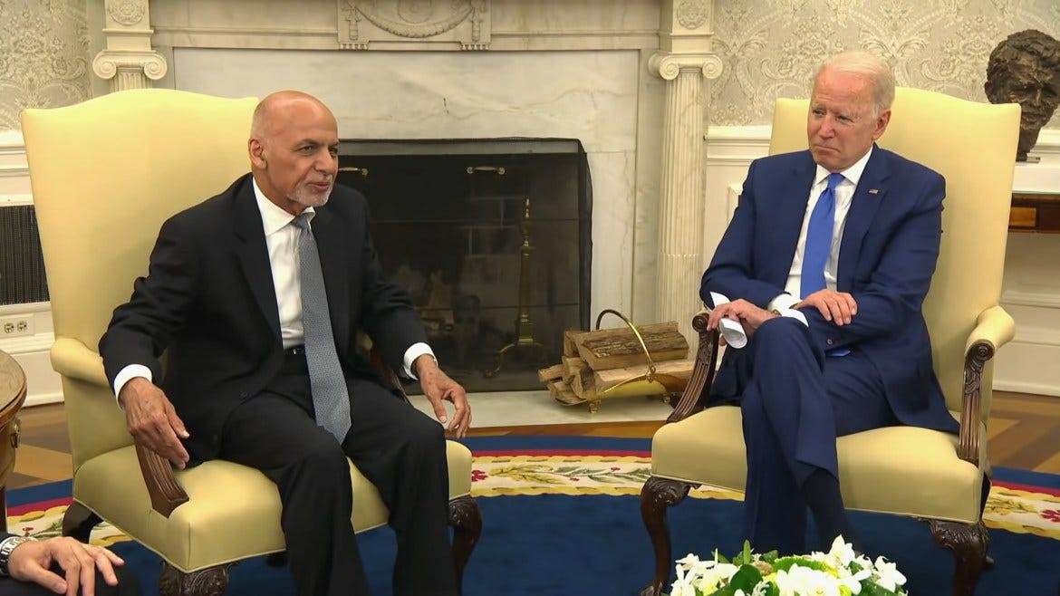 Ashraf Ghani Biden White House