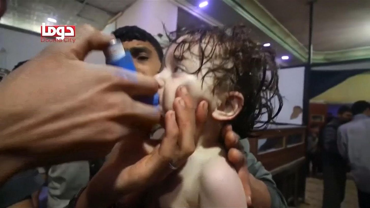 Dozens dead in 'one of worst chemical strikes in Syrian history' | World  News | Sky News