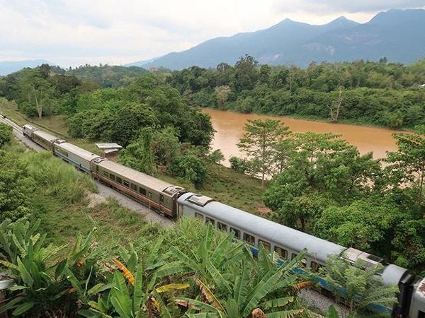 The Jungle Railway in Malaysia.