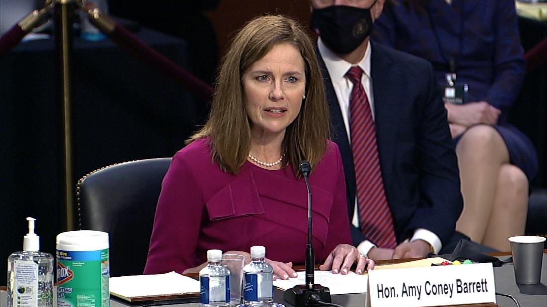 Amy Coney Barrett: I was nominated to fill Ginsburg's seat, but no one will  take her place - CNN Video