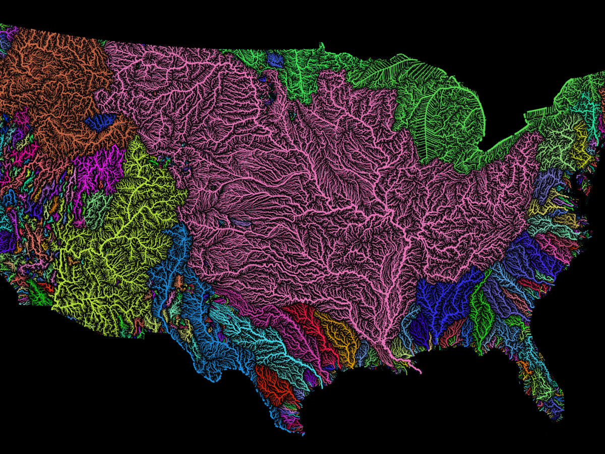 Maybe the Loopers Knew; Stunning Map Shows True Extent of Mississippi Basin  (Video) - PassageMaker