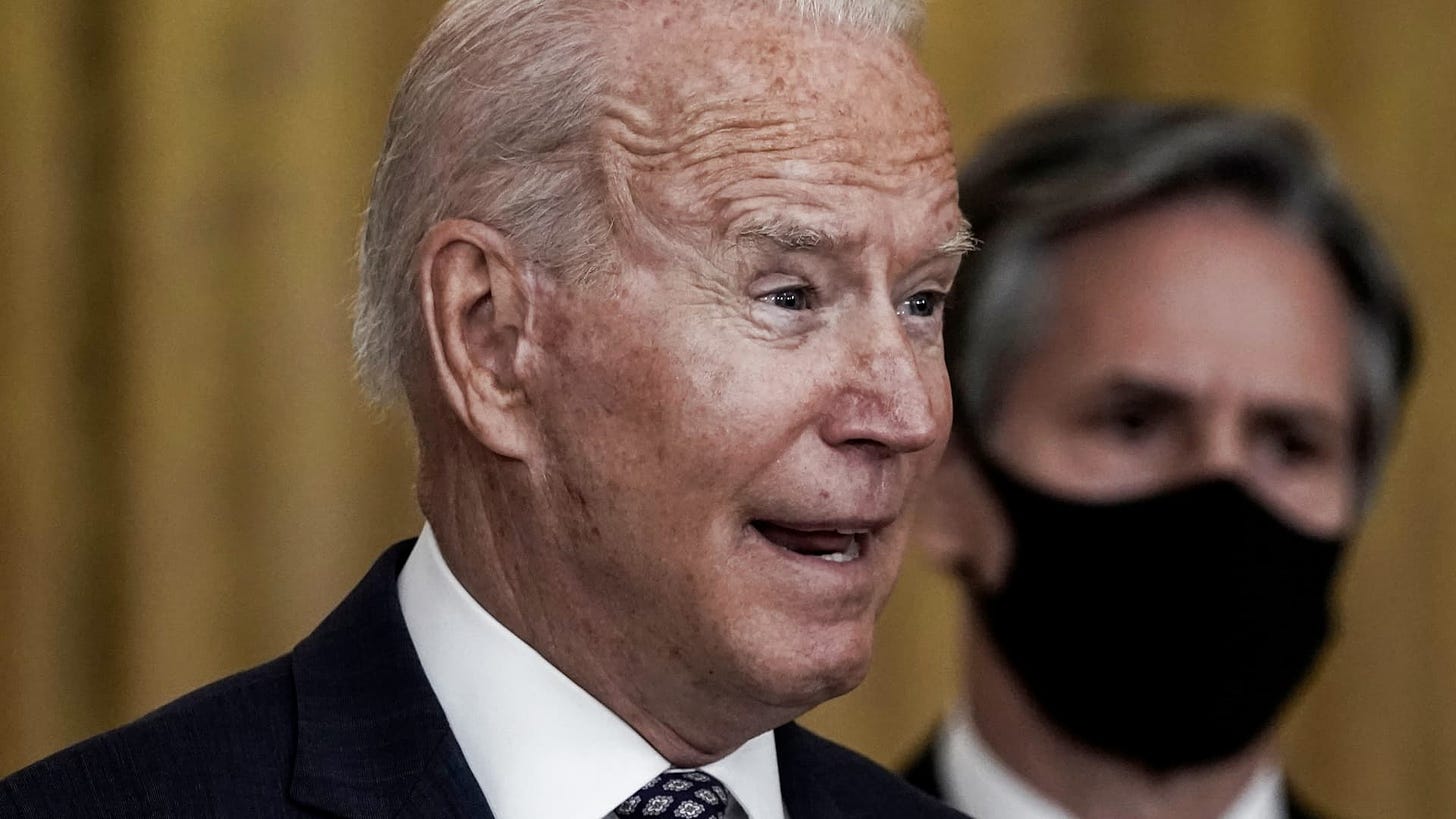 President Joe Biden's job approval ratings drop as crisis in Afghanistan  mounts
