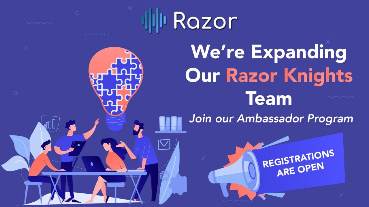 Razor Knights Ambassador program is LIVE | Decentralized Oracle by Razor Network