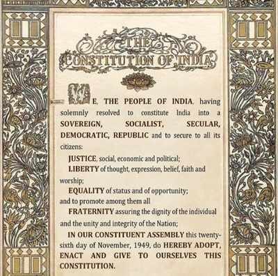 Reconnect with the Preamble | India News - Times of India