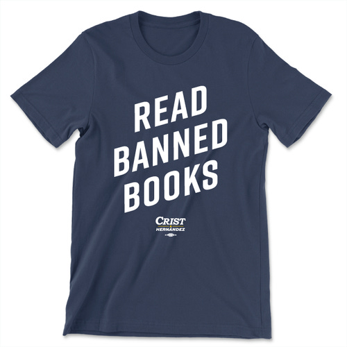 Read Banned Books (Unisex Navy Tee)