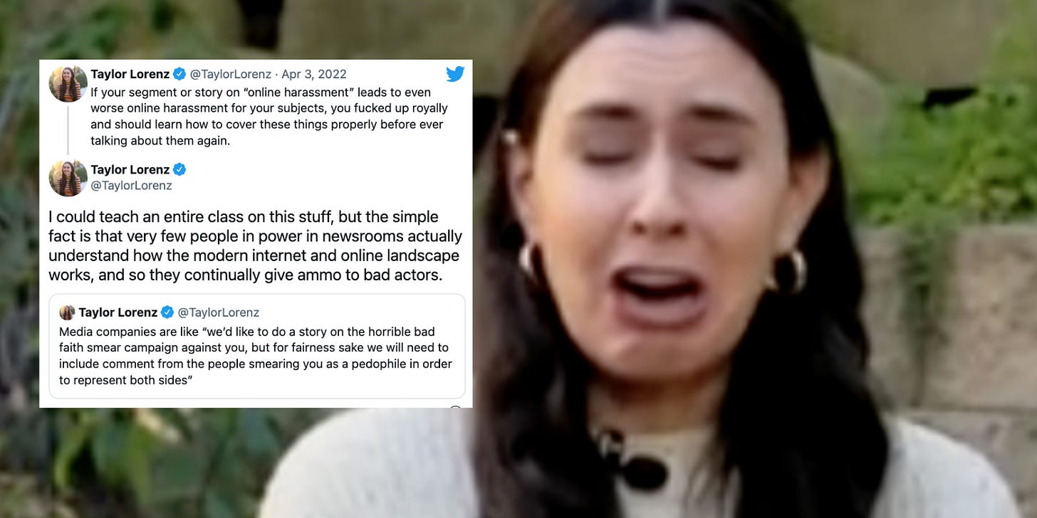 Taylor Lorenz blames MSNBC for online harassment after complaining on-air  that she had PTSD from mean tweets | The Post Millennial