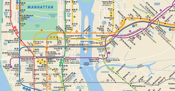 NYT: The New York City Subway Map as You’ve Never Seen It Before