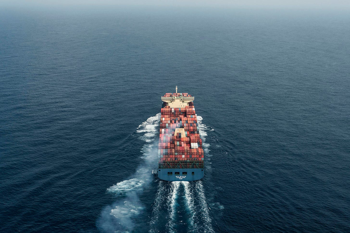 A cargo ship navigates one of the world’s busiest shipping lanes, near Hambantota, Sri Lanka, on May 2, 2018. (Adam Dean/New York Times)