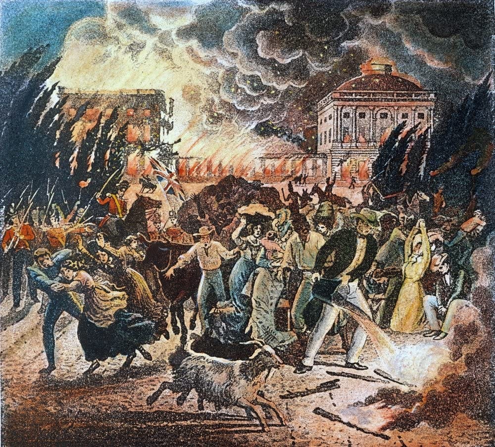 Washington burning, 1814