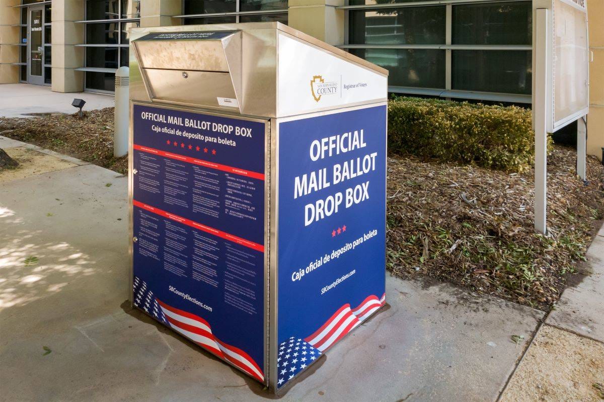 Be sure to use an official ballot drop box when voting ...