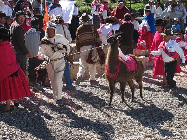 Aymara ceremony Aymara ceremony
