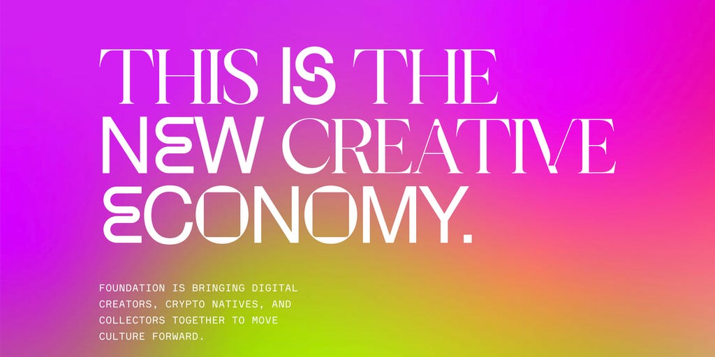 Foundation Create explore & collect digital art #NFTs in 2021 | Physics,  Foundation, Creative economy
