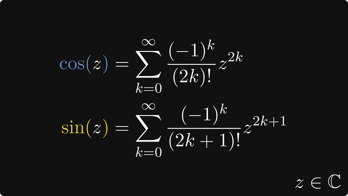 The complex trigonometric functions