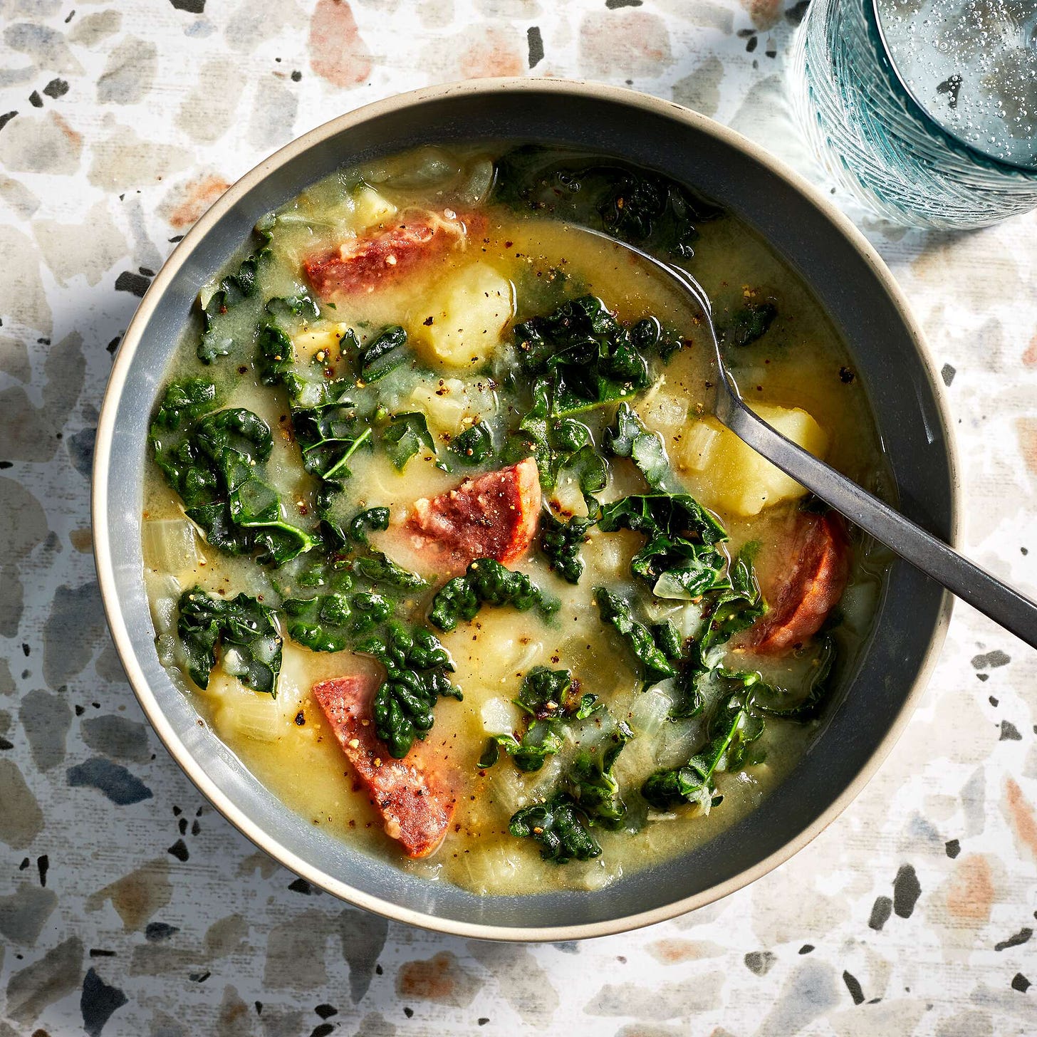 Chorizo, Potato & Kale Soup Recipe | EatingWell