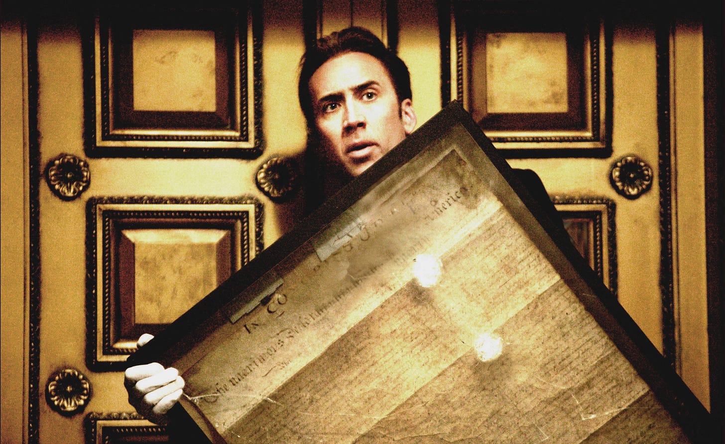 California Streamin': The real reward of Nicolas Cage, 'National Treasure'  | Datebook