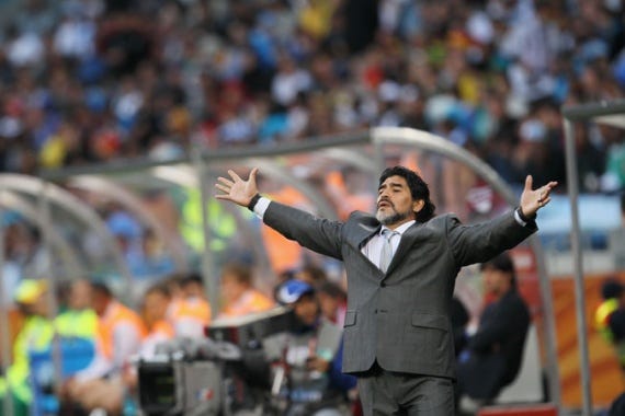 Maradona clashes with Al Shabab fans | Football | Al Jazeera