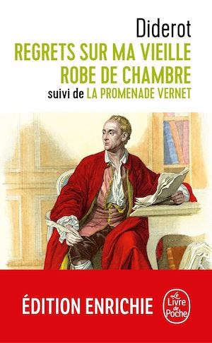 Regrets sur ma vieille robe de chambre ; Promenade Vernet par Denis  Diderot, Pierre Chartier | Leslibraires.ca