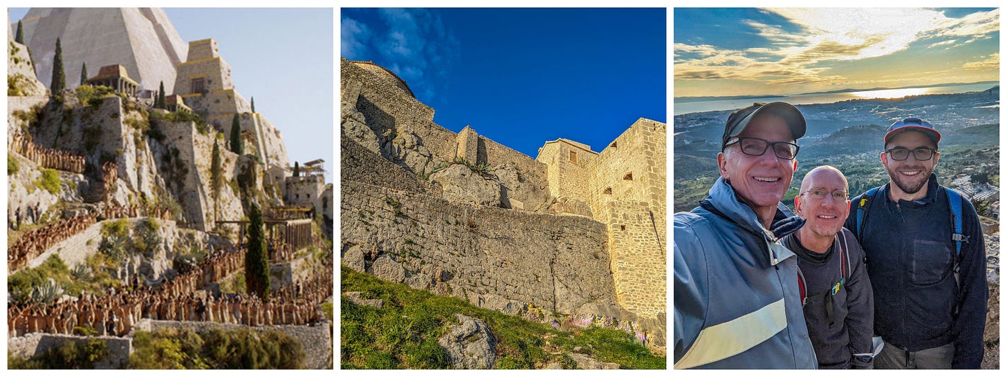 The city of Meereem in Game of Thrones is actually the fortress of Klis in Split, Croatia.