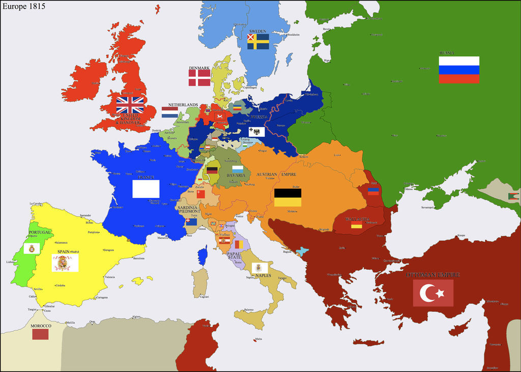 Europe 1815. - Maps on the Web Europe 1815. - Maps on the Web