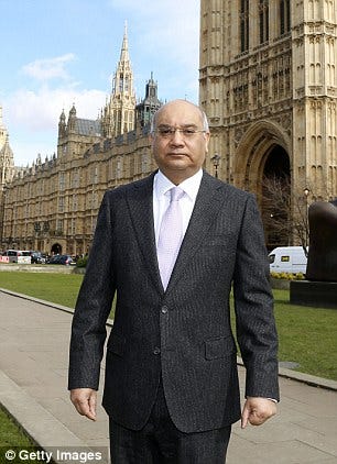 Mr Vaz, pictured, asked the prostitutes to seek out another man on Grindr for their party 