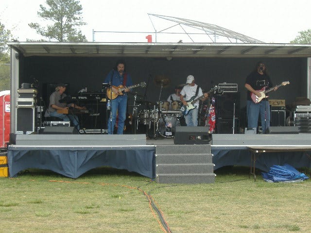 Here's another shot, pretty much the view the folks at the sound tent had. That group did a good job by the way.