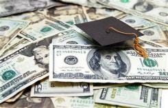 Dollars and Graduation Cap