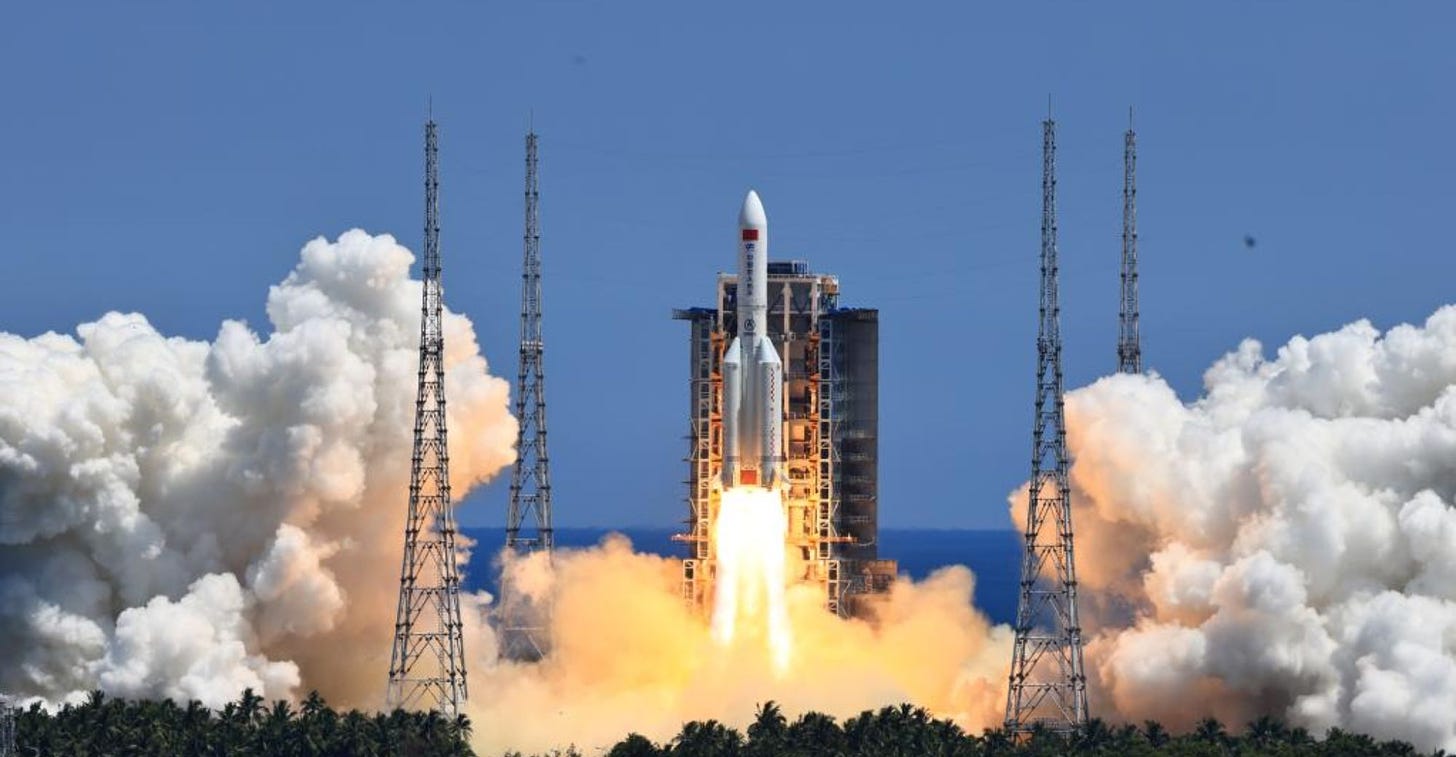 China Successfully Launches Wentian Lab Module