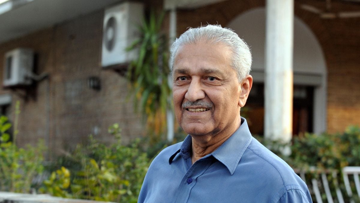 Abdul Qadeer Khan: Father of Pakistan&#39;s nuclear program dies at 85 - CNN