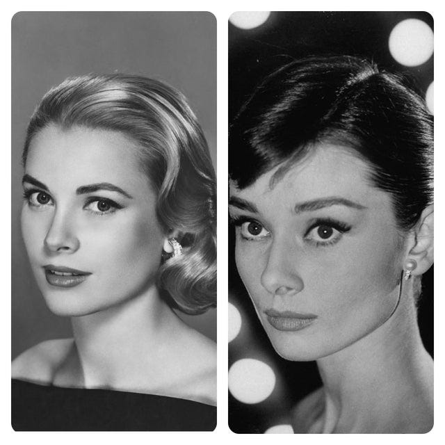 Who has more attractive face Audrey Hepburn or Grace Kelly? :  r/VindictaRateCelebs