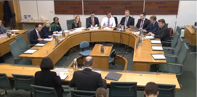 What is it like to talk to a Select Committee?