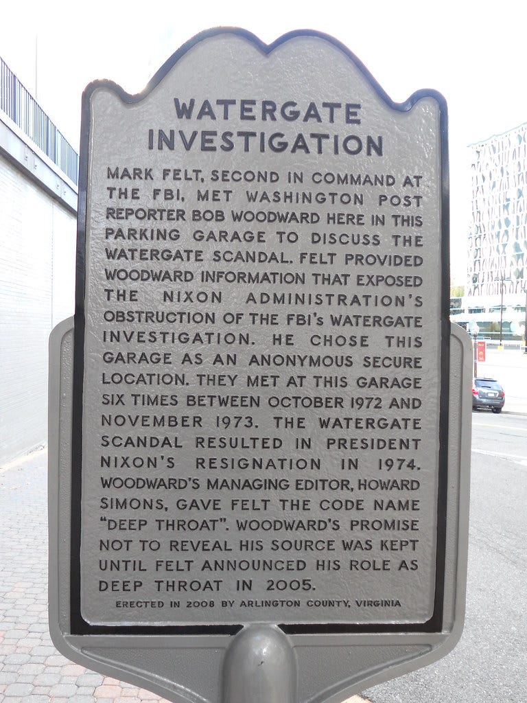 Watergate Investigation Historical Marker