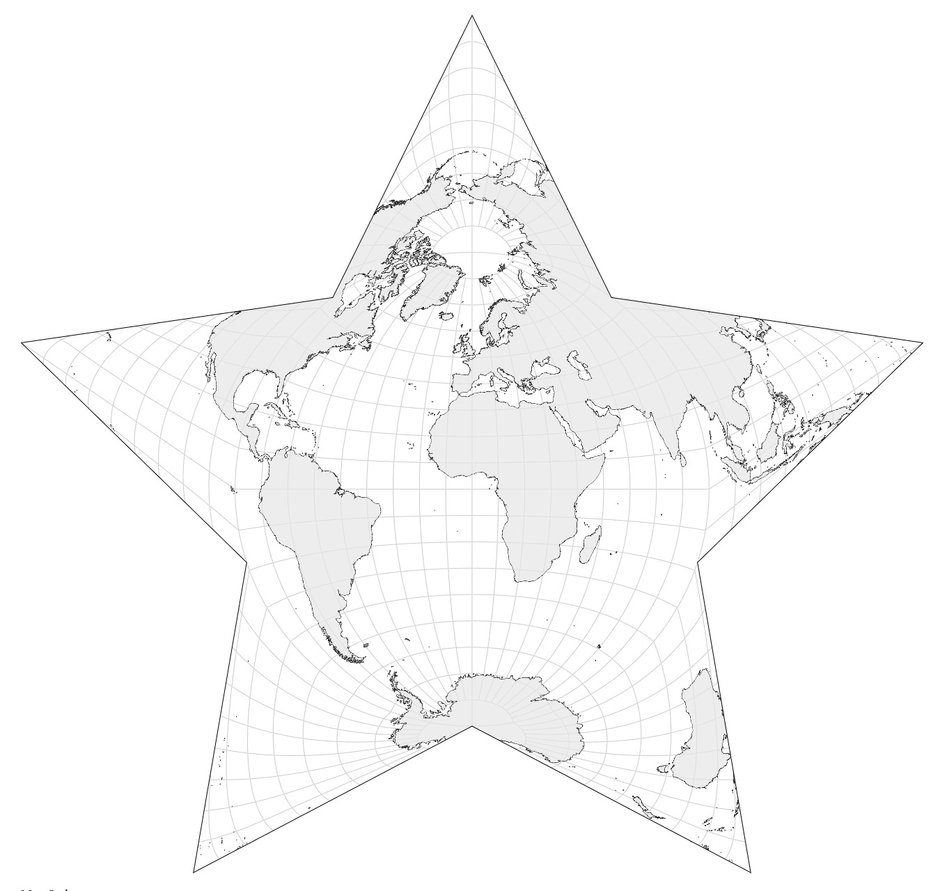 Berghaus' star projection