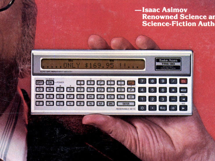 RadioShack TRS-80 Pocket Computer (1980)