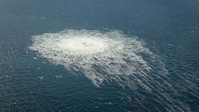 Powerful explosions' behind two Nord Stream gas pipeline leaks in Baltic  Sea | World News | Sky News