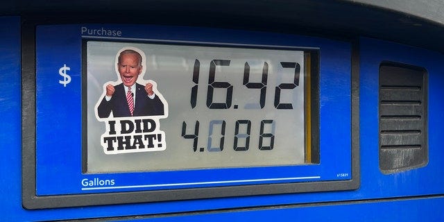 Stickers blast Biden at gas pumps | Fox News