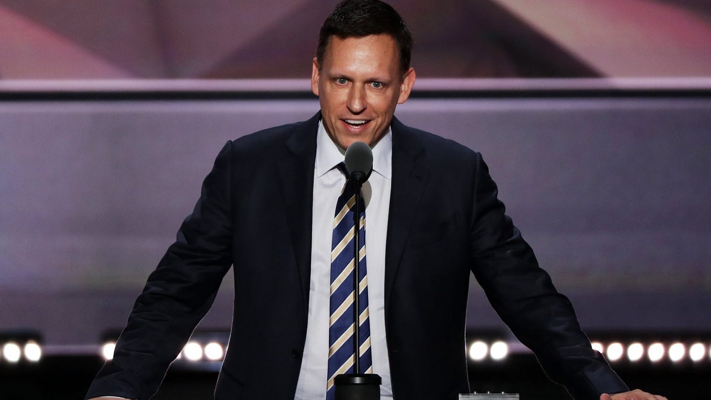 Billionaire Beat: Peter Thiel Impelled To Build The Accelerating Future |  The Software Report