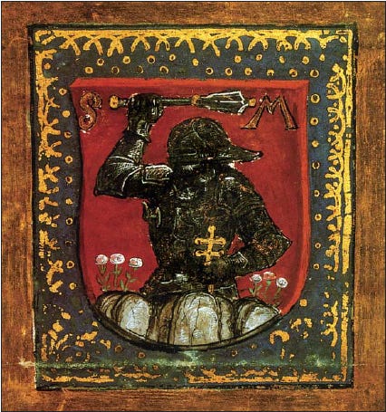 A knight from the Black Army