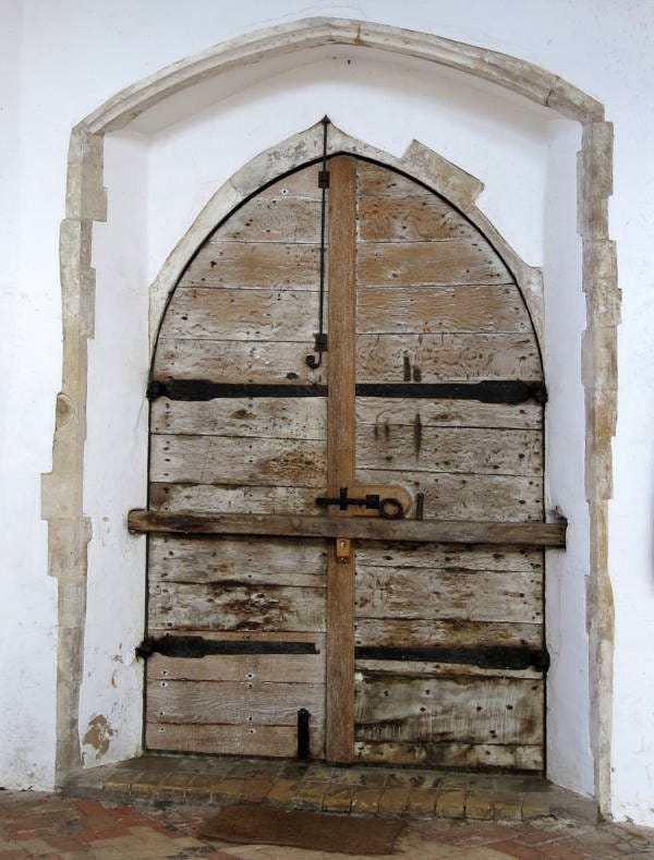 Blythburgh Church Scorched Door