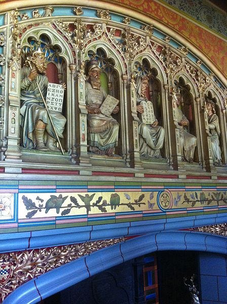 File:Cardiff Castle library fireplace.jpeg
