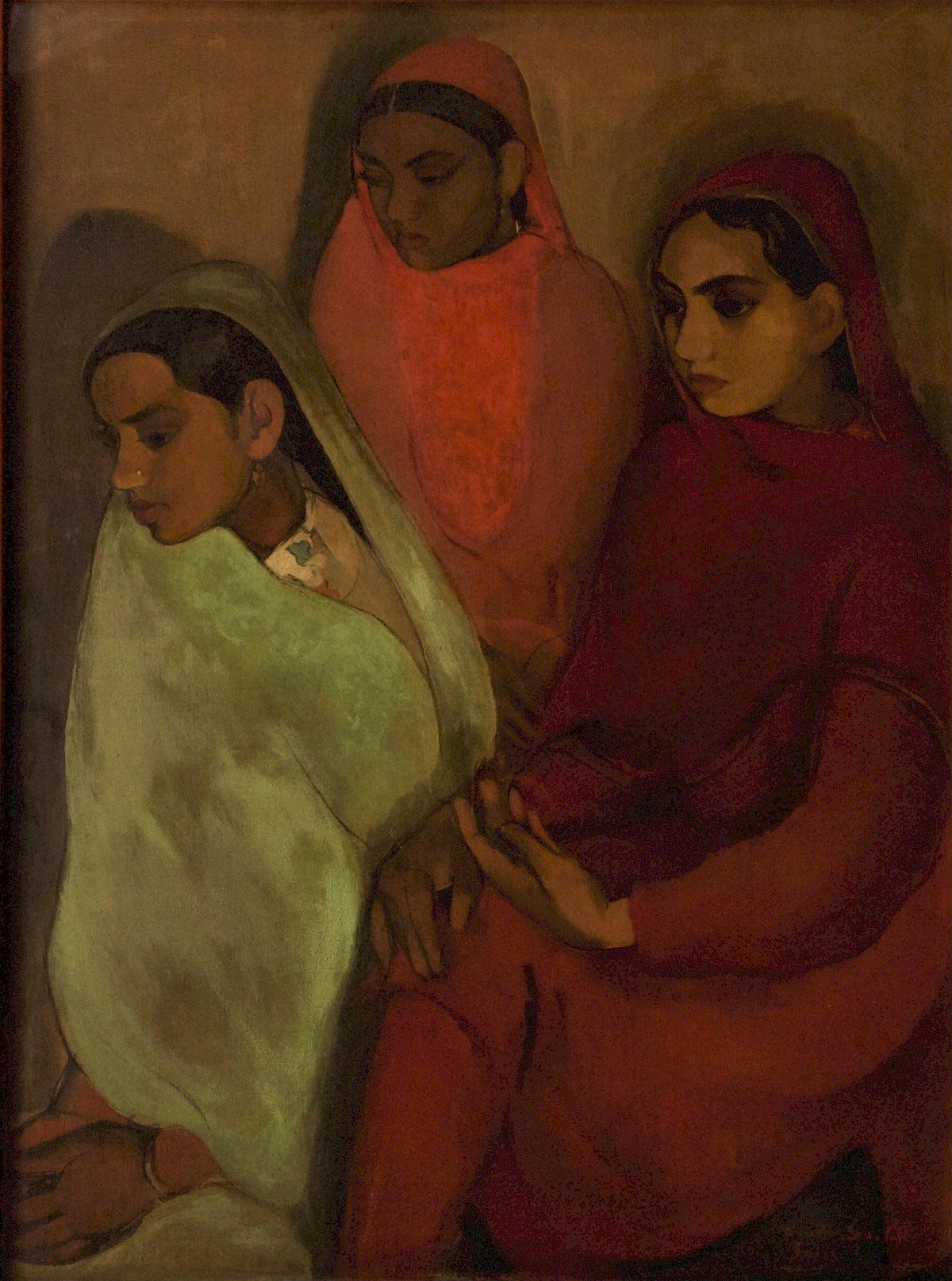 Group of Three Girls by Amrita Sher-Gil | Obelisk Art History