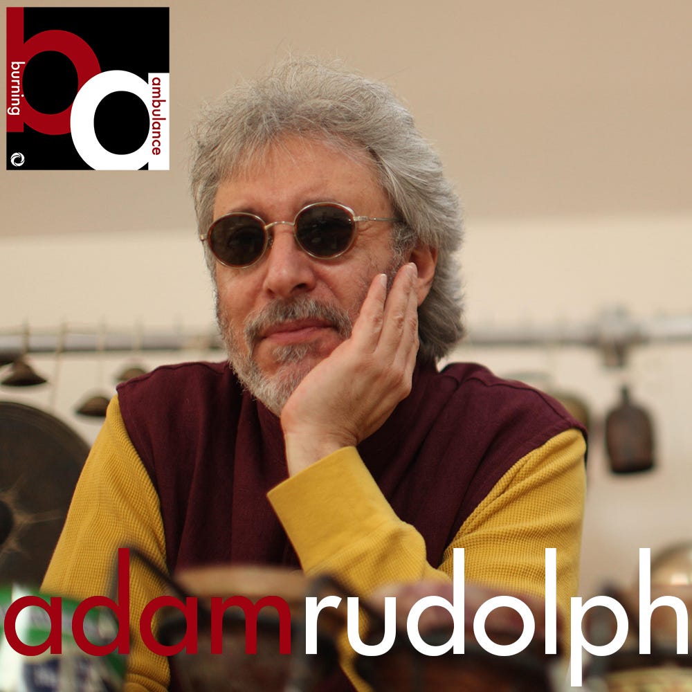 Adam Rudolph podcast logo