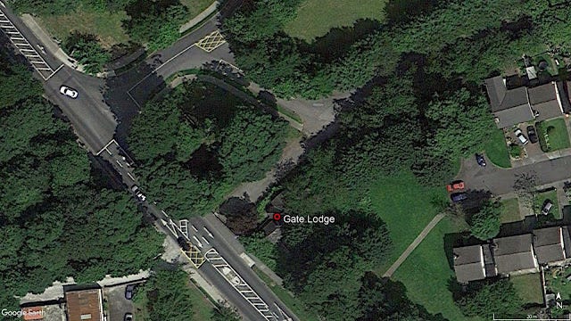 Boyne Valley Hotel and Country Club/Stameen House gate lodge Google Earth 2013.